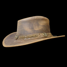 Load image into Gallery viewer, Brown/Gold Rodeo Hat
