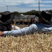 Load image into Gallery viewer, Brown/Gold Rodeo Hat
