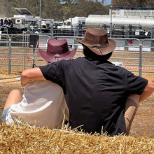 Load image into Gallery viewer, Brown/Silver Rodeo Hat
