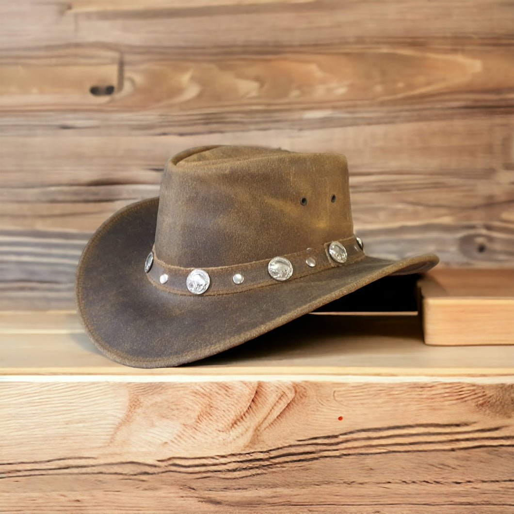 Brown/Silver Rodeo Hat